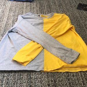 Fashion Nova Set ( Yellow/Gray)